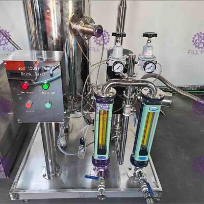 CO2 / Şurup Yumuşak Gazlı İçin İşleme Hattı İçecek Dolum Sistemi İçki