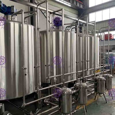 Elektrikli Gazlı Üretim Hattı Bira İçecek Yapımı Makinesi İçecek