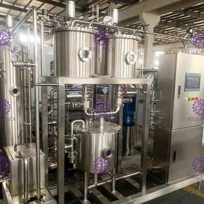 Otomatik Meşrubat İşleme Hattı High Power Soda CO2 Mikser 6000L / H