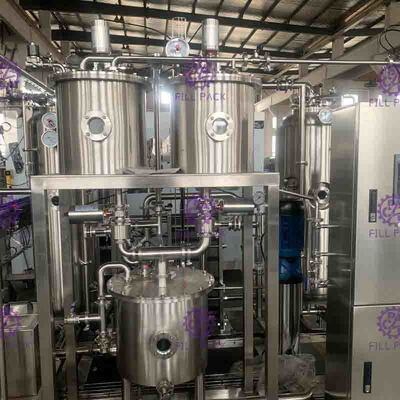 Otomatik Meşrubat İşleme Hattı High Power Soda CO2 Mikser 6000L / H
