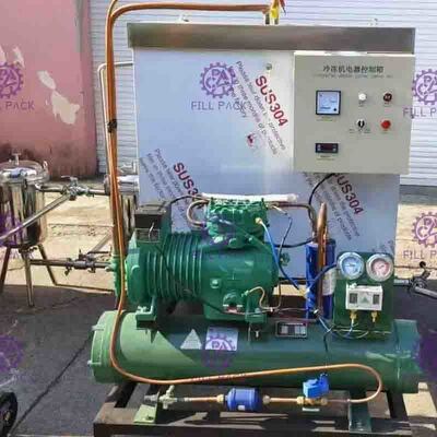 5 ℃ - Tank 0 Donma SUS304 Meşrubat İşleme Hattı Sanayi Havalandırmalı Su