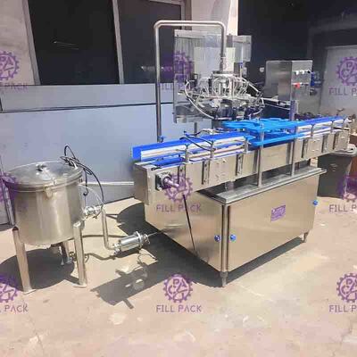 PET İşleme Hattı Gazlı İçecek Lineer Dolum Makinası Yumuşak Drink Şişe