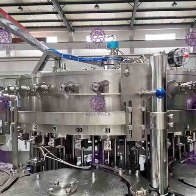 Gazlı İçecek İçecek PET Plastik Cam 3 In 1 Monoblok Şişe Üretim Makinesi / Ekipman / Bitki / Sistem