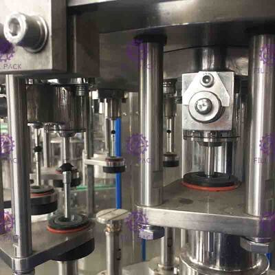 PET Plastik Cam 3 In 1 Monoblok Gaz İçecek İçecek Su Şarap Şişesi Dolum Makinesi / Ekipman / Bitki / Syst