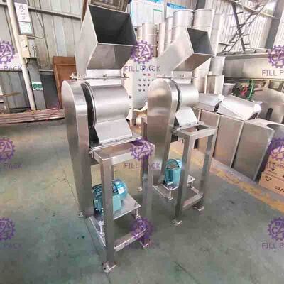 Döner Bıçaklı Endüstriyel Suyu İşleme Ekipmanları Meyve Kırma Makinesi