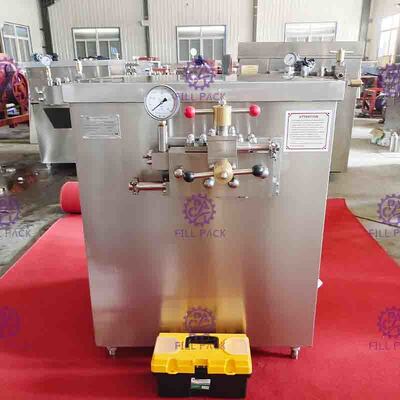 Suyu Süt için 3000LPH 25MPa Mikroakışkanlar Yüksek Basınçlı Homojenizatör