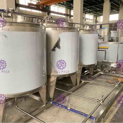 İçecek Çay 3000L/H Meyve Suyu Hazırlama Ekipmanları Tesis Sistemi Harmanlanmış Litchi Aromalı