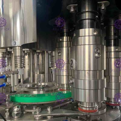 Steril Yüksek Güvenlikli Su Dolum Makinesi 0.5L Plastik Şişe Monoblok Aseptik 0.5MPA