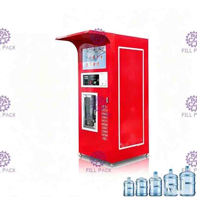Madeni Para ve Fatura Arıtılmış Su Şişesi Otomatı 10L / Min 550W 0.5MPA