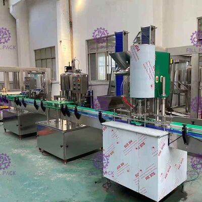 2000BPH Otomatik 2L Saf Su Şişeleme Makinesi, Şişe Durulama Doldurma Kapağı