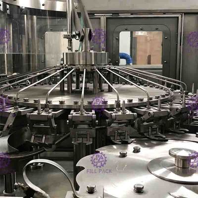2L Monoblok Su Durulama Dolum Kapatma Makinesi PET Şişe Saf İçme 0.5Mpa