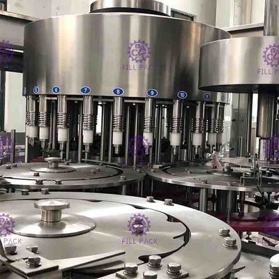 2L Monoblok Su Durulama Dolum Kapatma Makinesi PET Şişe Saf İçme 0.5Mpa
