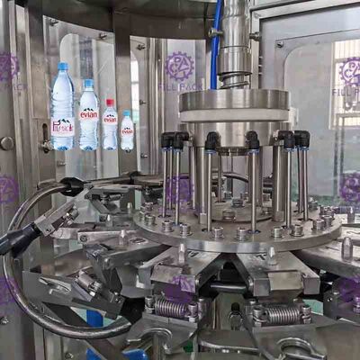 PET plastik Şişeler için Küçük Ölçekli Otomatik İçme Saf Su Dolum Makinesi Hattı Tesisi