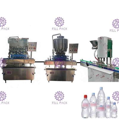 500 ml / 1L / 2L PET İçme Suyu 3 In 1 Monoblok Yıkama Dolgu Capper Ekipmanları / Bitki / Makine / Sistem / Hat
