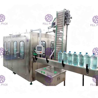 3L / 5L / 10L Plastik Şişe Su Dolum Makinesi Mineral 3'ü 1 Arada 1500BPH