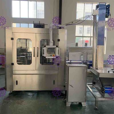 Yüksek doğrulukta Sodasız 300BPH 2L Maden Suyu Dolum Hattı