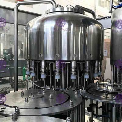 6000BPH 2000ml Otomatik 3'ü 1 Arada Saf Su Dolum Makinesi