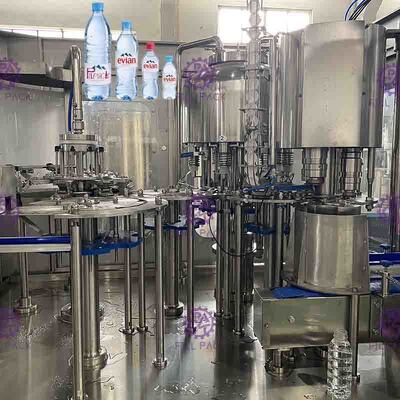 Otomatik PET Küçük Şişe Su Dolum Ekipmanları 3'ü 1 Arada / Monoblok Aspetik 2000ml