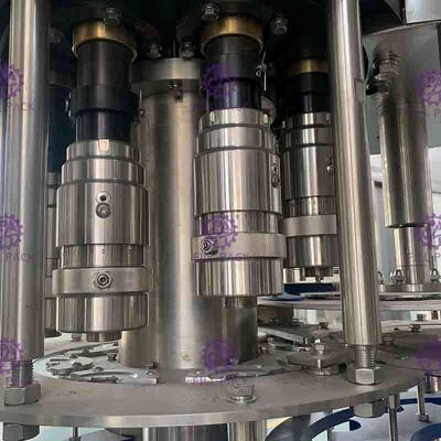 PLC Kontrollü Monoblok 24 Başlıklı 3-In-1 İçme Suyu Dolum Makinesi