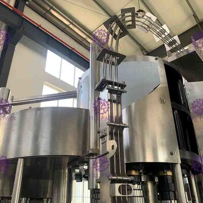 PLC Kontrollü Monoblok 24 Başlıklı 3-In-1 İçme Suyu Dolum Makinesi