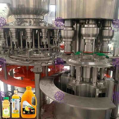 Otomatik 3'ü 1 Arada Küçük Plastik Şişe Suyu Sıcak Dolum Makinesi / Üretim Hattı / Şişeleme Tesisi