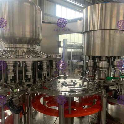 Monoblok 3'ü 1 arada 10000BPH Pet Şişe Çay Sıcak Dolum Makinesi