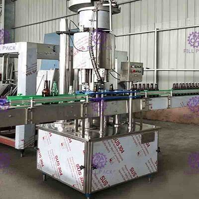 1500BPH 0-2L Fruit Juice Beverage Hot Filling Machine for Glass Bottle Pull Ring Cap