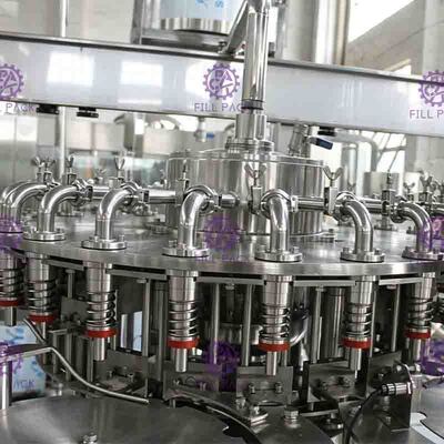 PLC sontrol ile geri akış sistemli 6000BPH Meyve Suyu Dolum Makinesi