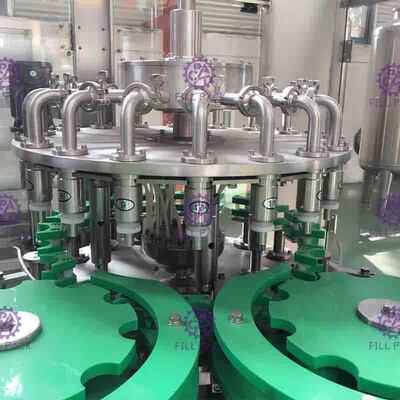 38mm Sıcaklık Kontrollü Boyun 24 Kafa Suyu Dolum Makinesi Şişe