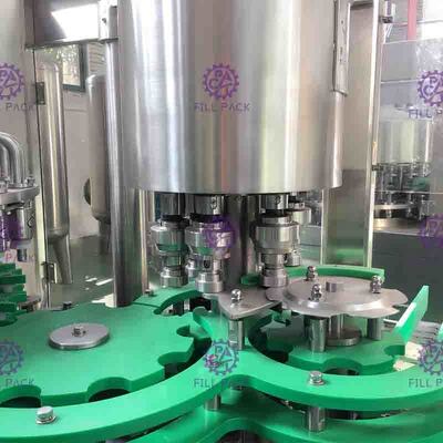38mm Sıcaklık Kontrollü Boyun 24 Kafa Suyu Dolum Makinesi Şişe