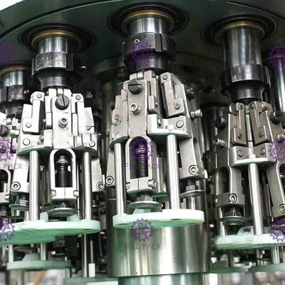 20000BPH Aloe Hamuru Suyu Dolum Makinesi Cam Şişe Gazlı İçecek Dolum Hattı 3'ü 1 Arada
