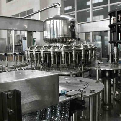 0.4Mpa 8000BPH Çevirmeli Kapaklı Cam Kavanozlar İçin Sıcak Dolum Portakal Suyu Makinesi