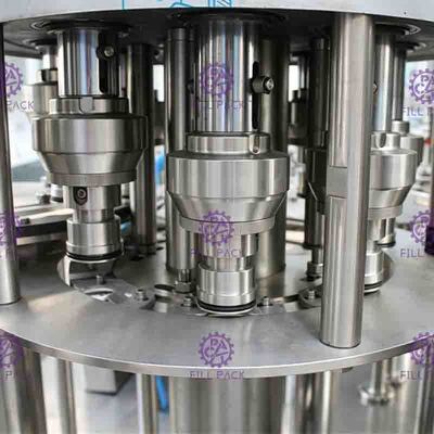 PET Şişe için PLC Kontrol Çay Dolum makinası Manyetik Capping