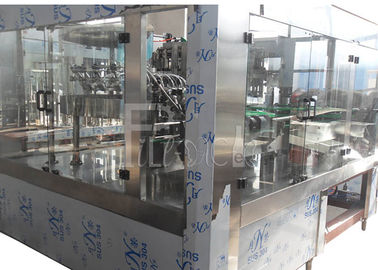 PET Plastik Cam 3 In 1 Monoblok Soda İçecek İçecek Su Şişesi Üretim Makinesi / Ekipman / Bitki / Sistem