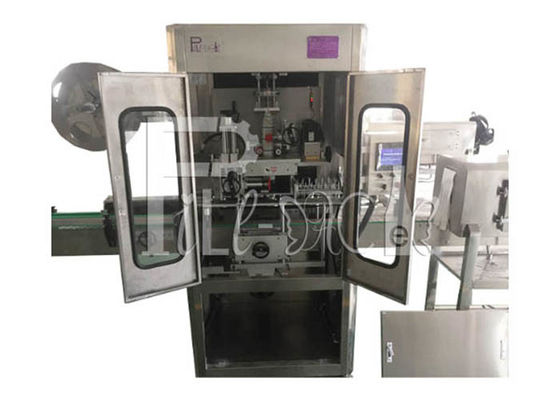 Fotoelektrik Shrink Sleeve PVC PET Düz Şişe Etiket Etiketleme Makinesi