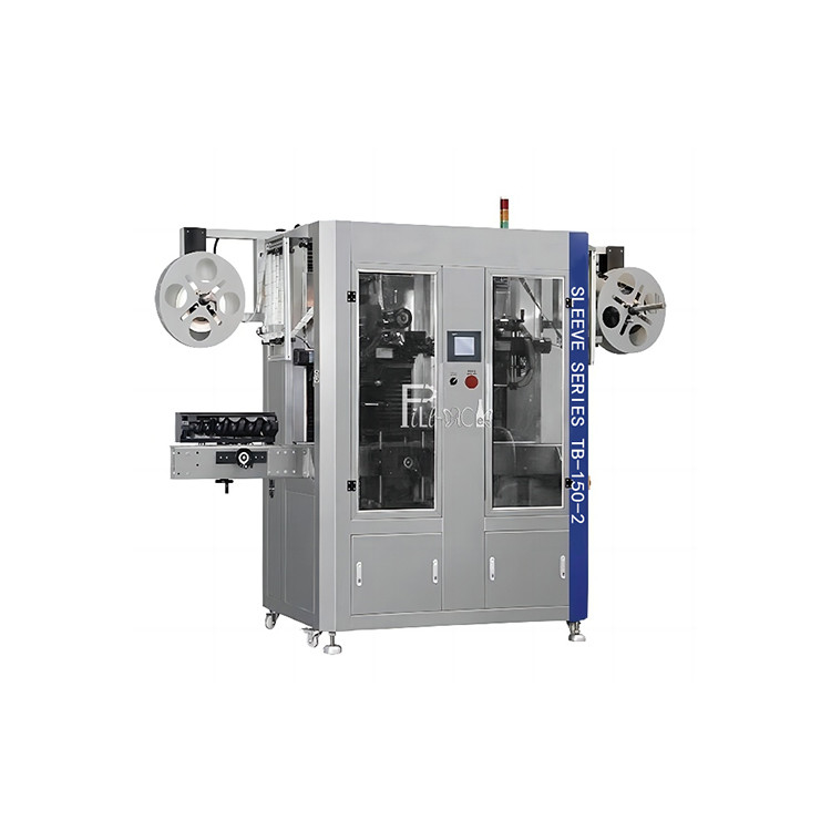 Tam Otomatik Shrink Sleeve Etiketleme Makinesi Buharlı Shrinkli Gövde İçin Çift Kafa