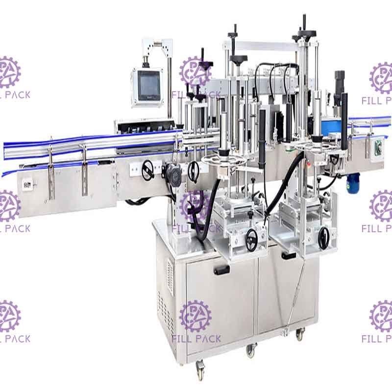 Çift veya Üç Taraflı Yapışkanlı Etiket Şişe Etiketleme Etiketleme Makinesi Ekipman Hattı Tesisi