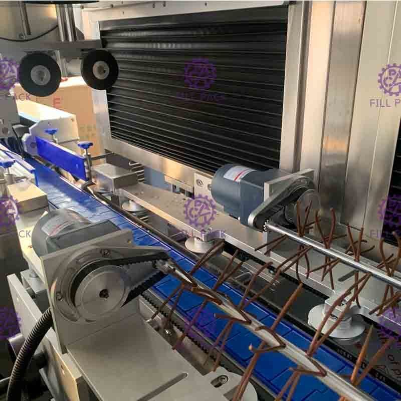 İki / Çift Kafa PVC PET / Plastik Şişe Kol Shrink Etiketleme / Etiketleme Makinesi / Ekipman / Bitki / Sistem