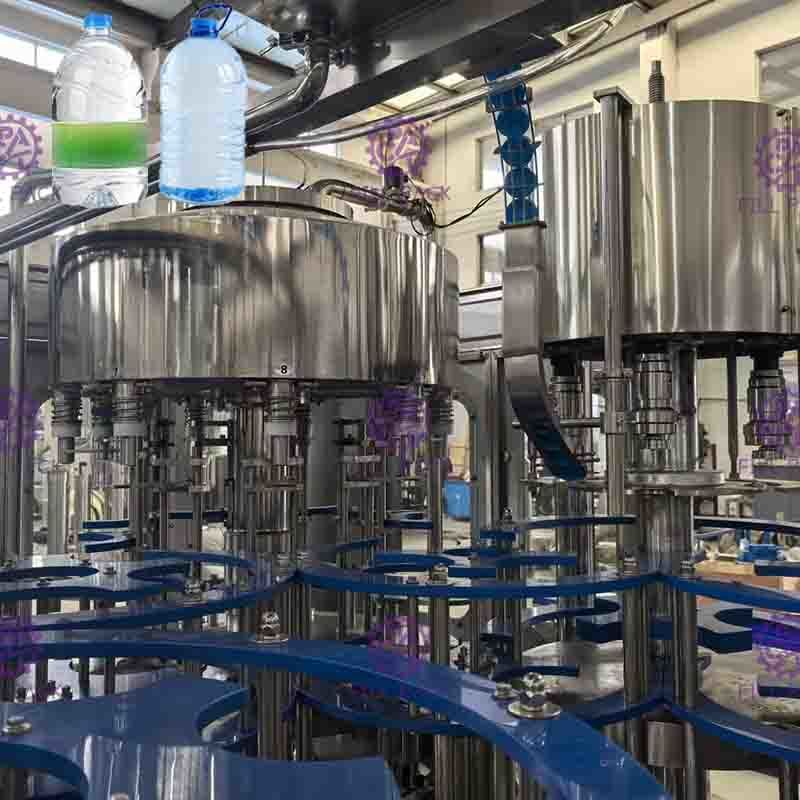 3L / 5L / 10L Maden Suyu Plastik Şişe 2 In 1 Yıkama Dolum Kapaklama Ekipmanları / Bitki / Makine / Sistem / Çizgi