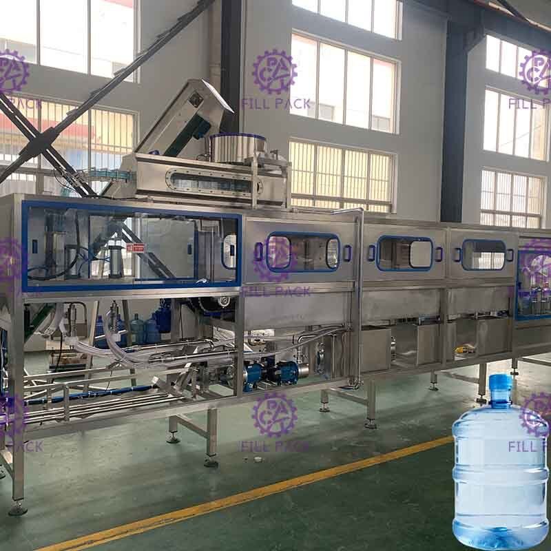 5 Galon Plastic Bottle ile 1 Su Dolum Makinası 3 Otomatik