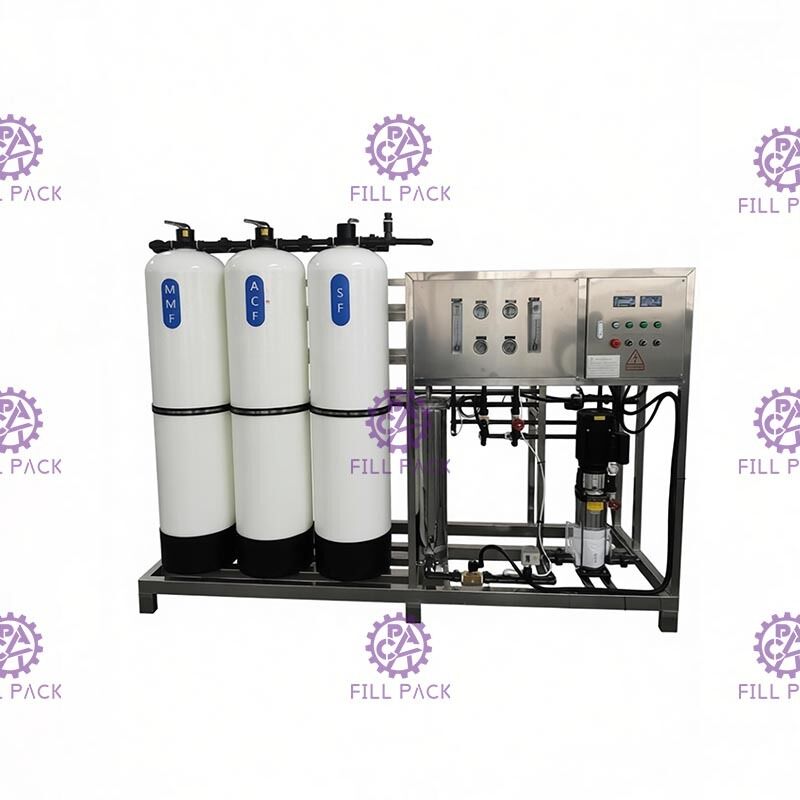 Monoblok 1000LPH RO Ters Ozmoz Su Arıtma Makinesi