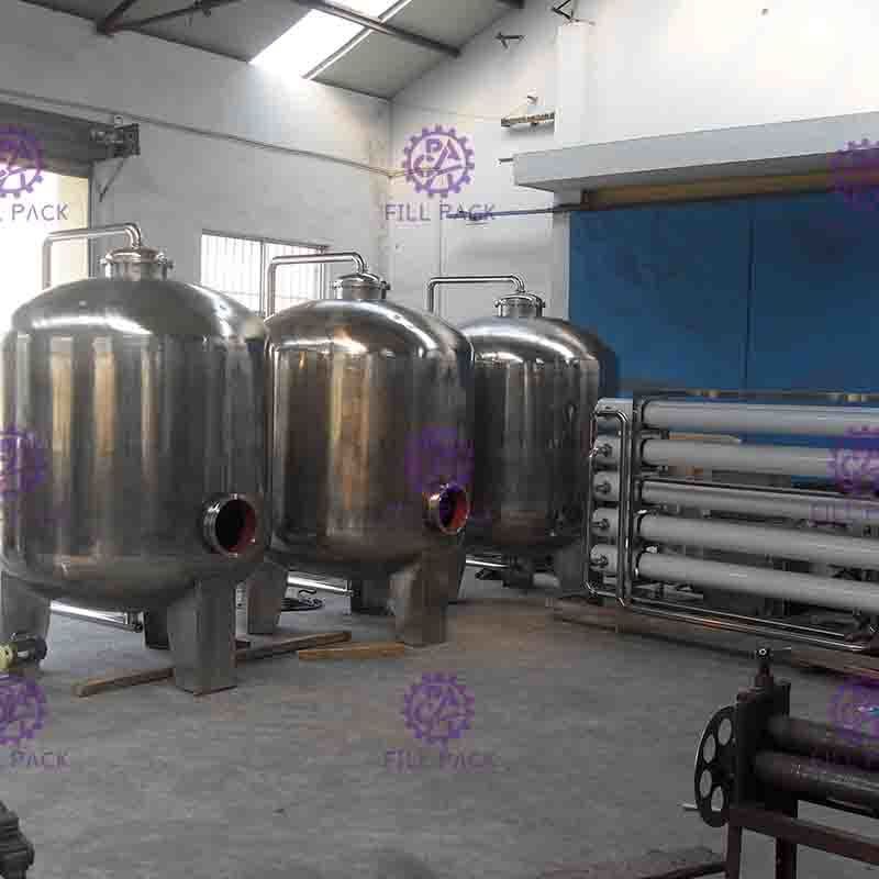 3.15kw Elektrik Saf Su Ro Sistemi Reverse Osmosis Su Filtresi 3000L / H