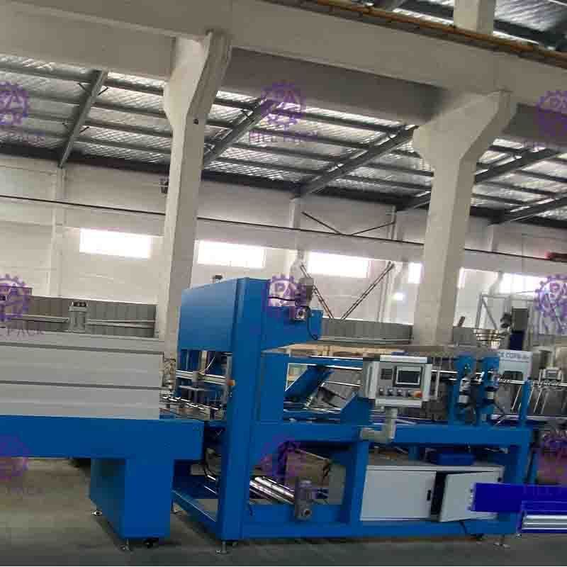 Basılı Filmlerle Plastik Şişe Paketleme Ekipmanları İçin Tam Otomatik Lineer Shrink Sarıcı