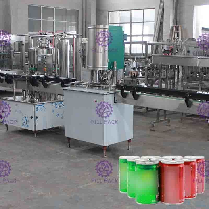 Lineer Tip Suyu / Kahve Kalay High Speed ​​ile Dolum Hattı Can