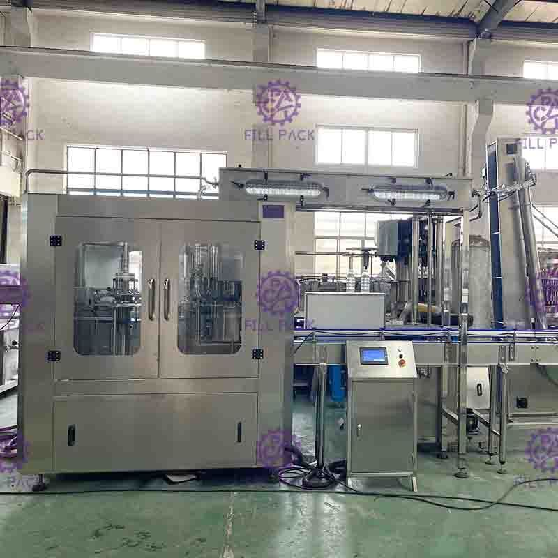 Monoblok Pet / Plastik Şişe / Şişelenmiş İçecek İçecek Çay Suyu Dolum Makinesi / Ekipman / Bitki / Sistem / Hat