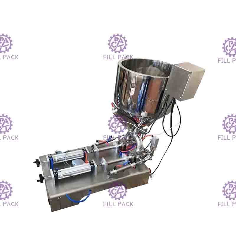Bal İçin Yarı Otomatik Cam / PET Şişe Su Dolum Makinesi