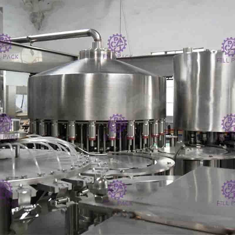 6000BPH hız ile PLC otomatik kontrol Suyu Dolum Makinesi
